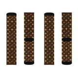 Luxury Flewton Socks — Brown