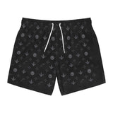 Luxury Flewton Swim Trunks — Black