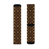 Luxury Flewton Socks — Brown