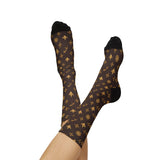 Luxury Flewton Socks — Brown