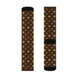 Luxury Flewton Socks — Brown