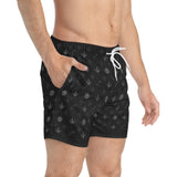 Luxury Flewton Swim Trunks — Black