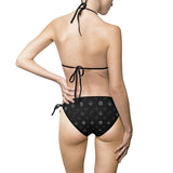 Luxury Flewton Triangle Bikini — Black