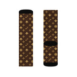 Luxury Flewton Socks — Brown